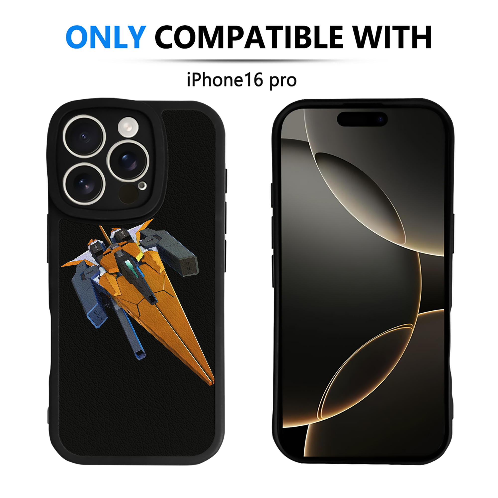 （画像用） 機動戦士ガンダム Mobile Suit Gundam 【iPhone 16シリーズ対応】シリコンスマホケース（レザー調） 材質：シリコン